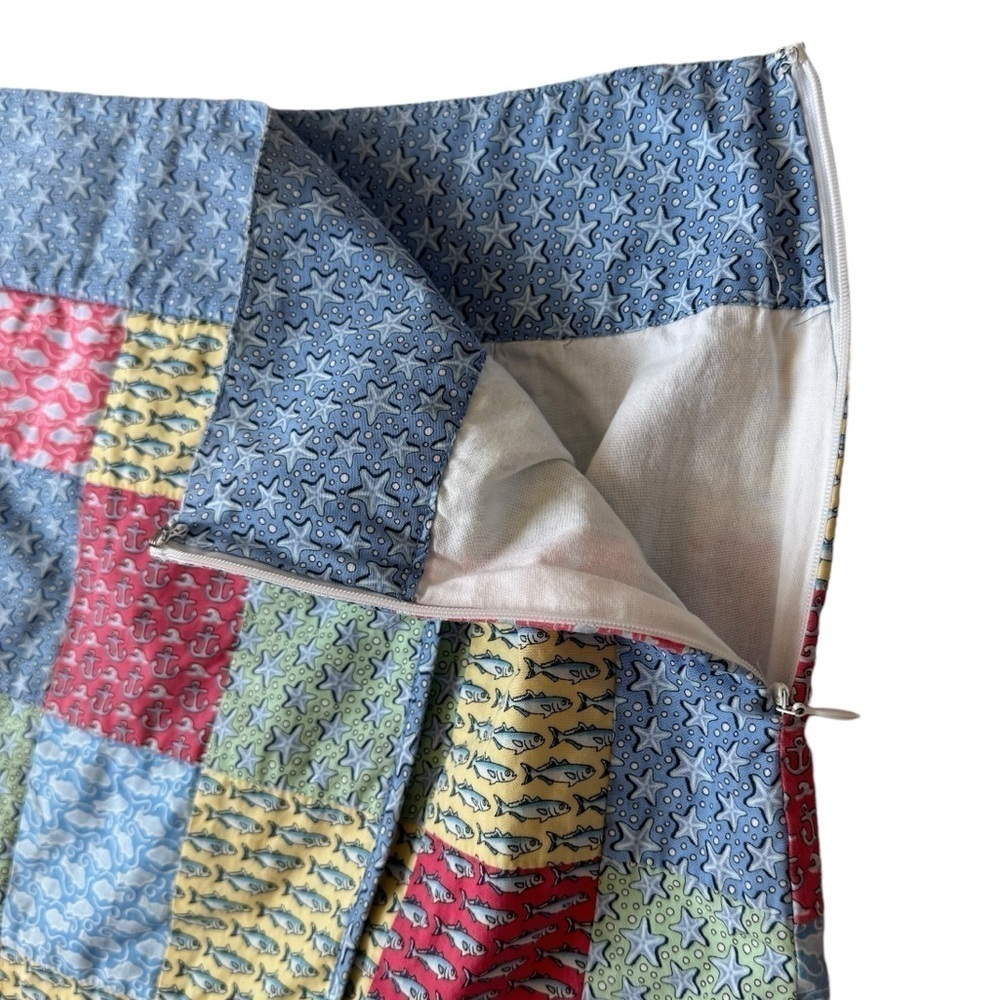 Vineyard Vines Nautical Patchwork Wrap Skirt, Siz… - image 4